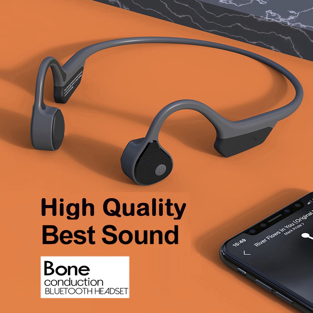 Pro9 Wireless Bone Conduction Headphone Bluetooth V5.0 Earphone Noise Reduction IPX65 Waterproof Headset Shopee Malaysia