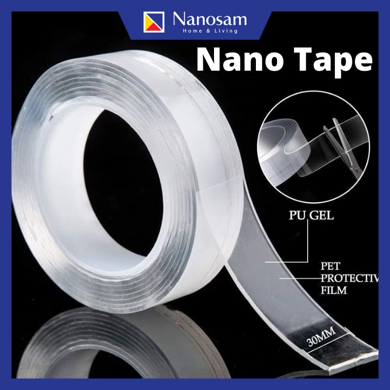 Nano Tape Traceless Washable Multipurpose Adhesive Double Sided ...