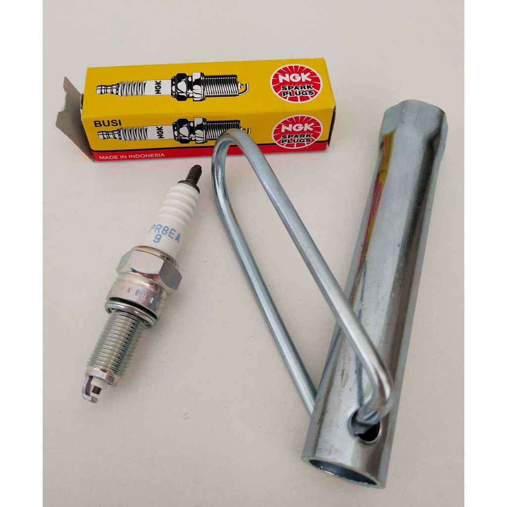 PLUG ORIGINAL YAMAHA LC135 CPR8EA9 NGK INDONESIA / PLUG OPENER