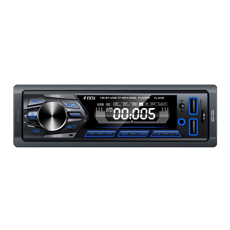FILIX FL-S100 Car Bluetooth Player Dual USB MP3 Player Radio Stereo ...