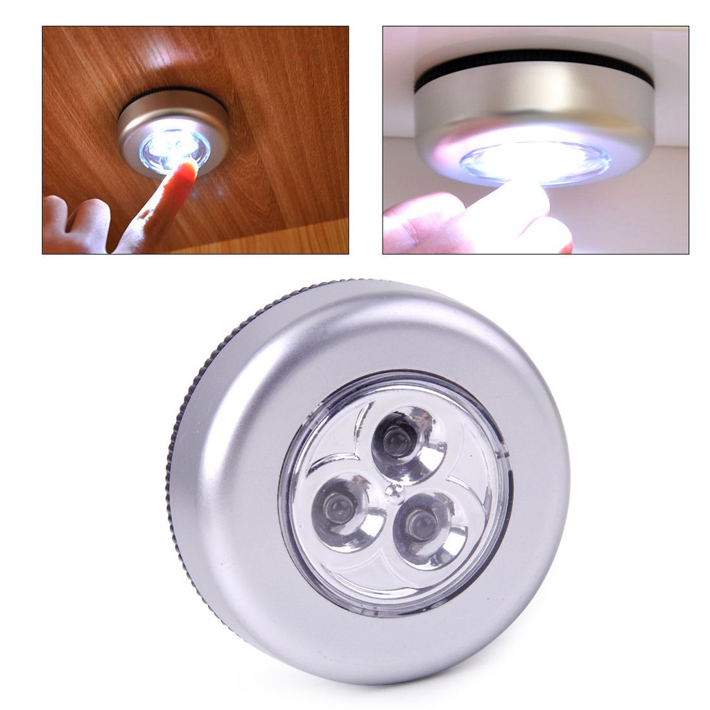 🔥3 LED Battery Powered Stick Tap Touch Lamp Emergency Light for Closet🔥 Shopee Malaysia