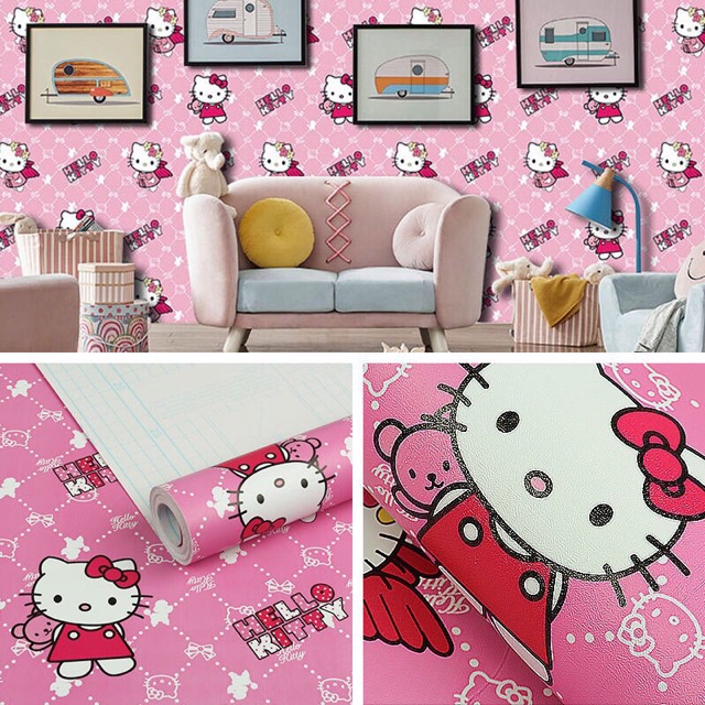10m*45cm Wallpaper Home Decor Character Design for Living room Bedroom ...