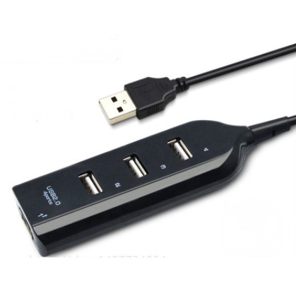 2.0 High Speed Attension 4 Port USB Hub Splitter Adapter with Cable ...