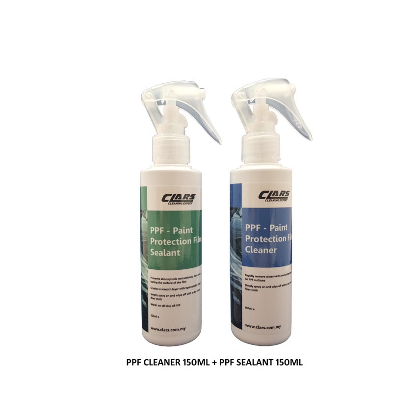 Clars PPF Trial Pack (PPF Cleaner + PPF Sealant) 150ml For ppf car wash shampoo / ppf film