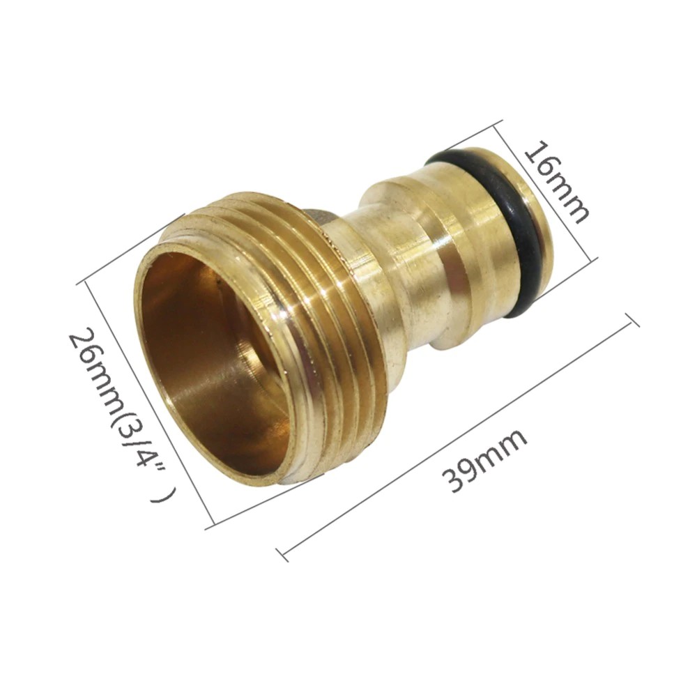 Copper Nipper Quick Connectors with 3/4'' Female/Male Thread Pipe Joint ...