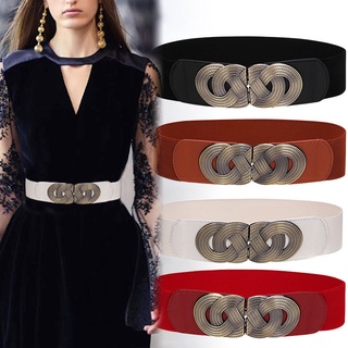 Plus Size Elastic Corset Belt Female Designer Belts for Women Waist Big Stretch Cummerbunds Vintage