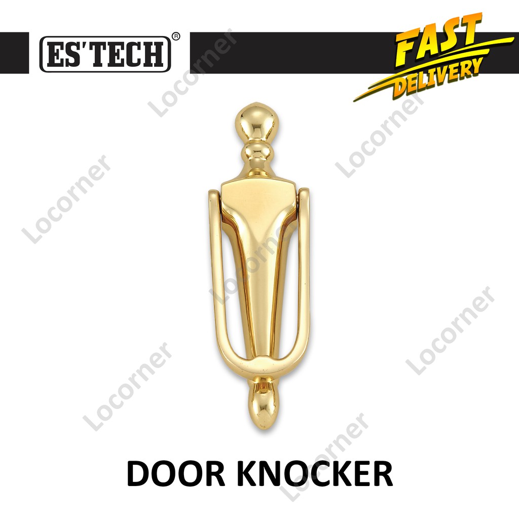 ES'TECH Brass Door Knocker DK X602/ Classic Style Door Knocker Shopee