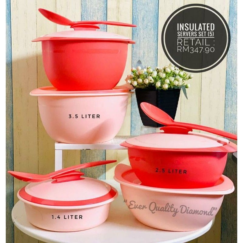 Tupperware Insulated Servers 