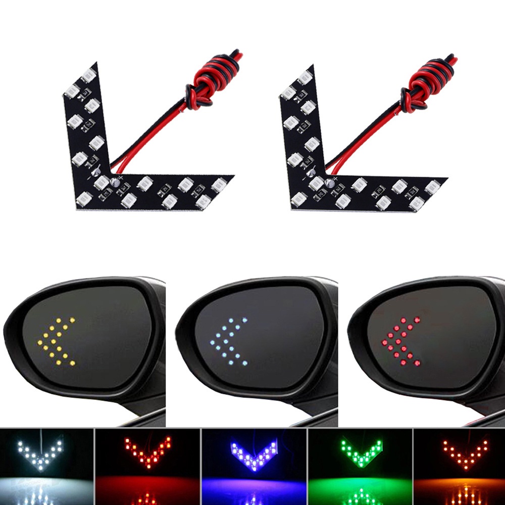 led rearview mirror arrow light panel indicator mirror turn signal car ...