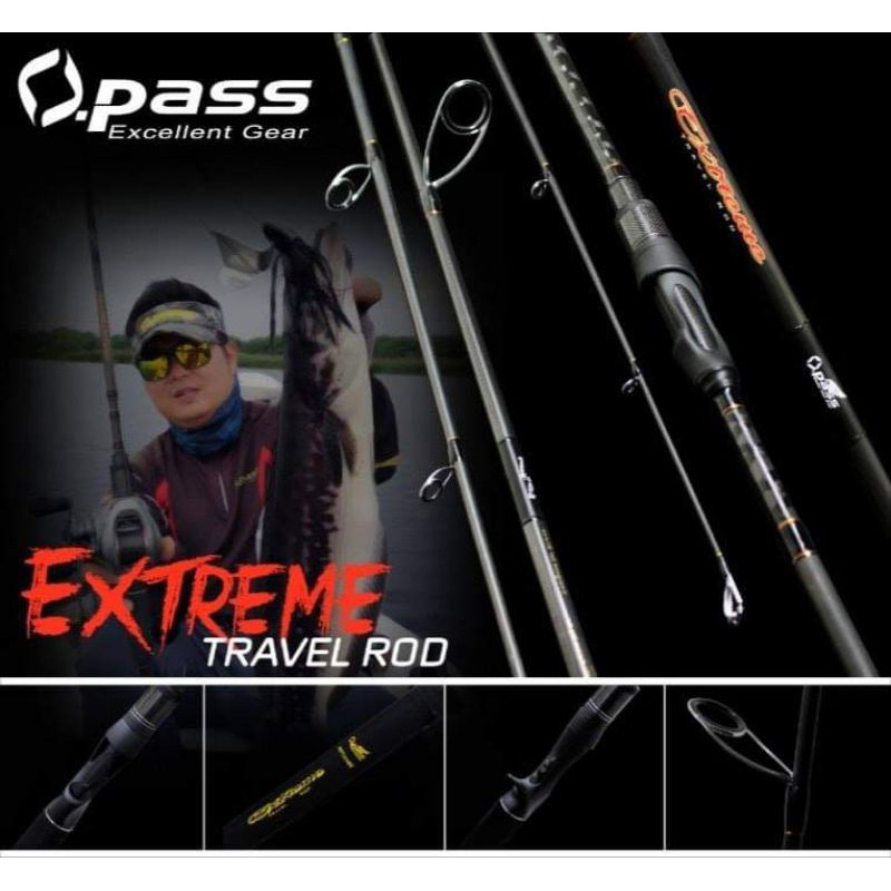 NINJA - Opass Extreme Travel Fishing Rod / Spinning Rod / Travelling Rod /  READY STOCK MALAYSIA!
