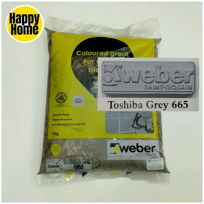 Weber 1 kg Standard Colours Fine Grout Coloured Grout For Narrow Wall ...