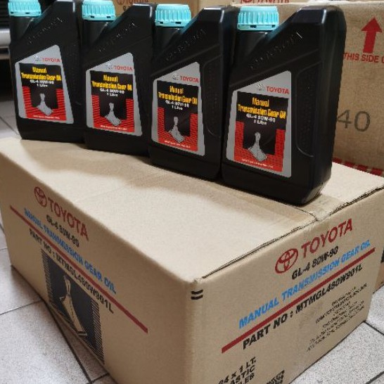 Toyota Manual Transmission Gear Oil GL4 80W90 1L MANUAL TRANSMISSION