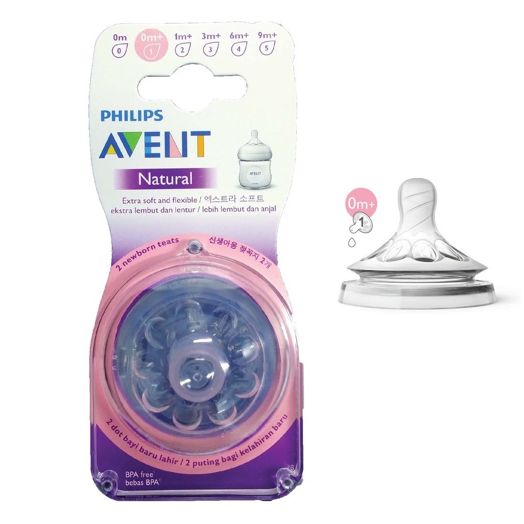 Philips Avent Natural Teat 2pcs Pack Shopee Malaysia