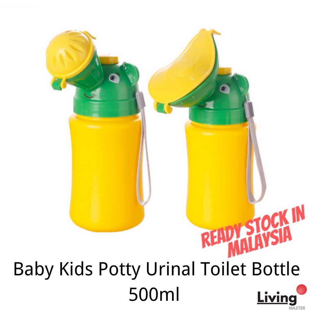 Kids Potty Pee Training Bottle 500ml Portable Baby Kids Potty Urinal