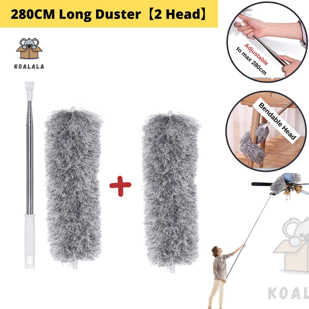 Duster Expandable 280cm Long Microfiber Duster Penyapu Habuk Cleaning ...