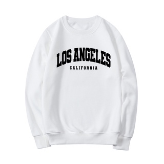 Winter Fall Los Angeles Sweatshirt for Men California Letter Print Goth  Men's Crewneck Sweatshirts Loose Fit Trendy at  Men’s Clothing store