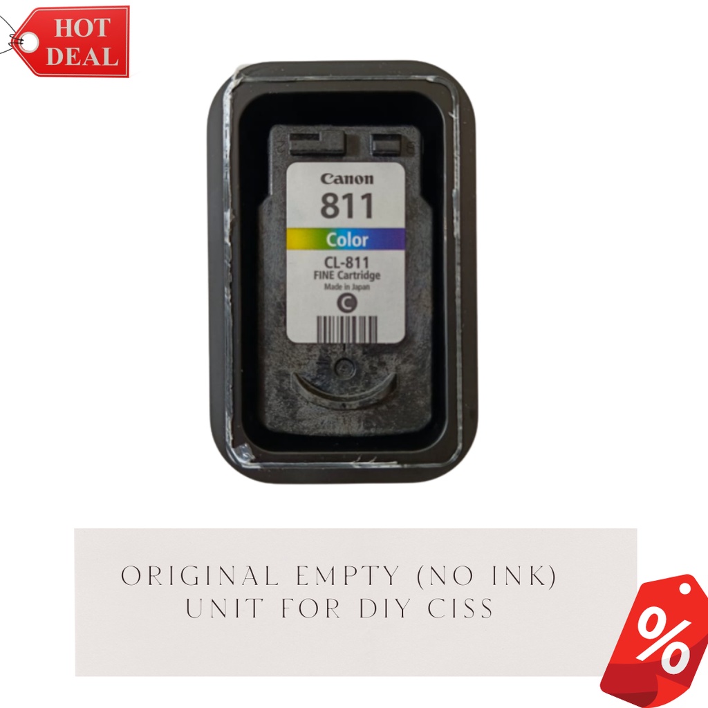 ORIGINAL NO INK CANON 810 / 811 / PG810 CL811 EMPTY CARTRIDGE for