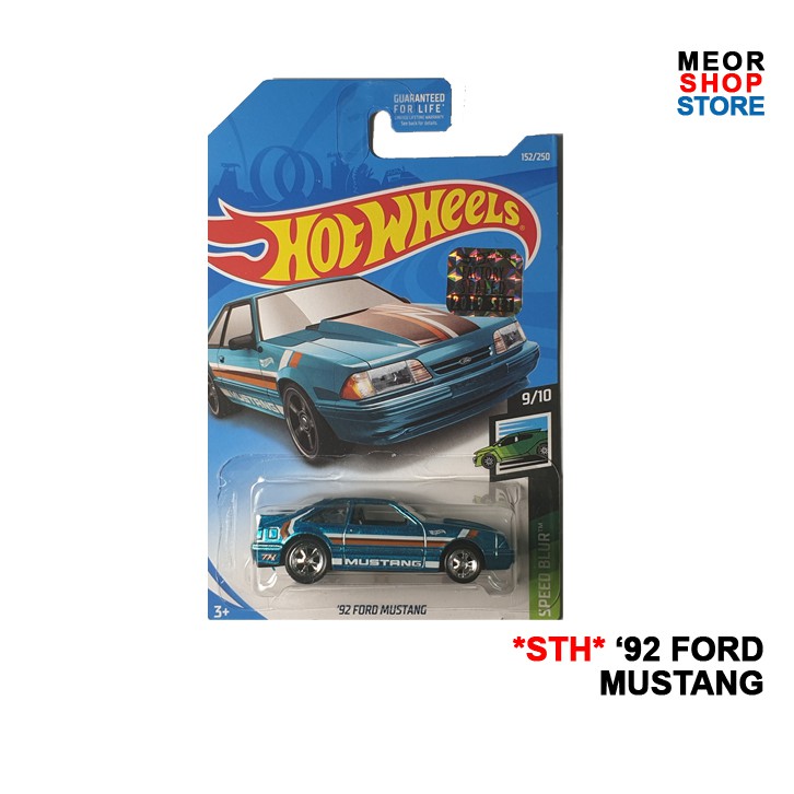 Hot Wheels Super Treasure Hunt 92 Ford Mustang STH Shopee Malaysia