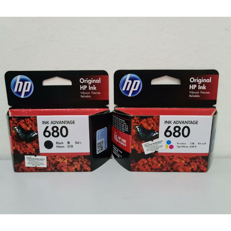 HP680 Original Ink Cartridge Black / Tri-Colour