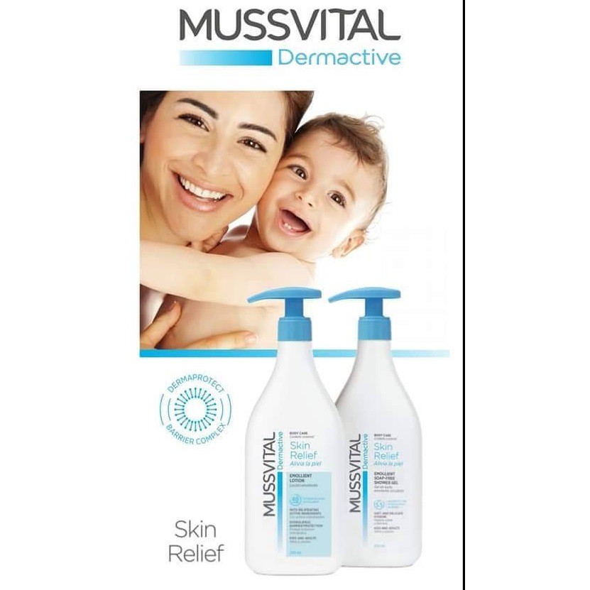 (EXP 2024) MUSSVITAL Dermactive Shower Gel / Lotion For Eczema
