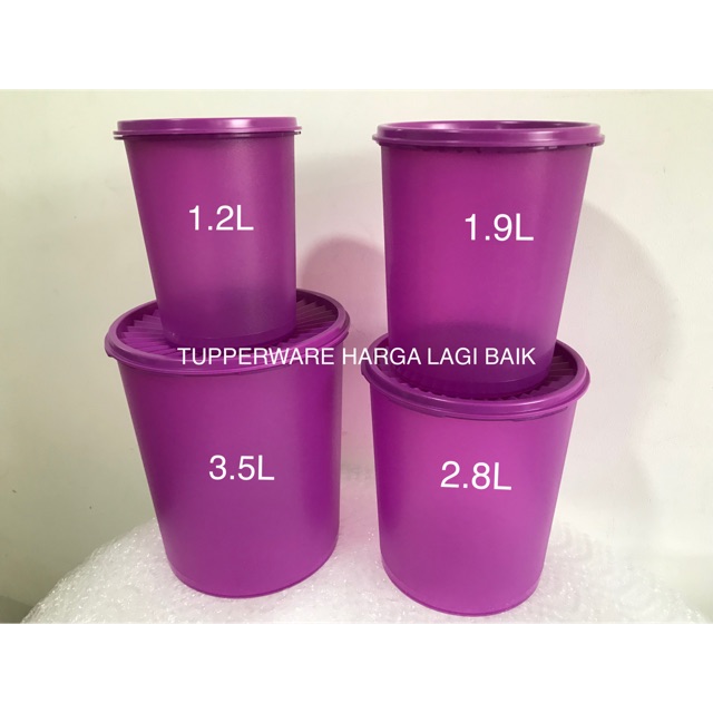 Tupperware Purple Deco Canister (1pc) | Shopee Malaysia