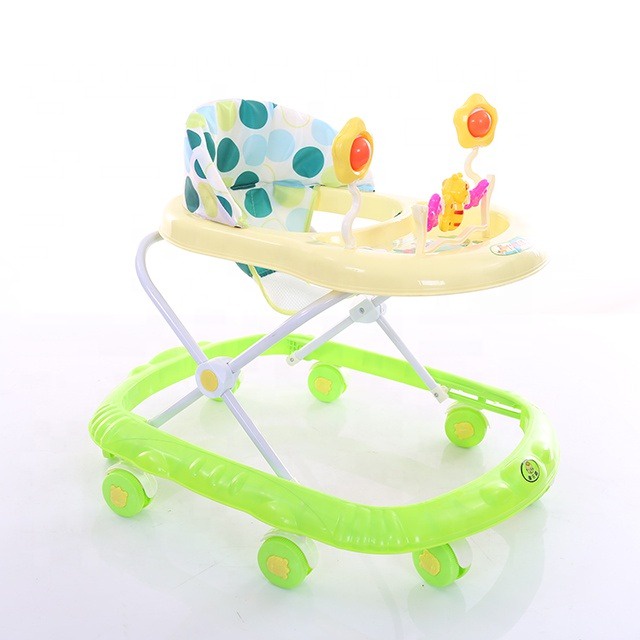 (PREMIUM QUALITY) Foldable Adjustable Baby Walker Educational Learning ...