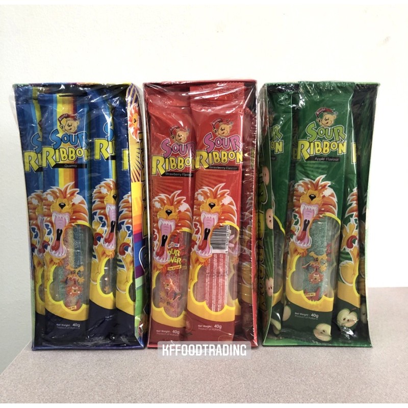 Sour ribbon 40g X 12pcs | Shopee Malaysia