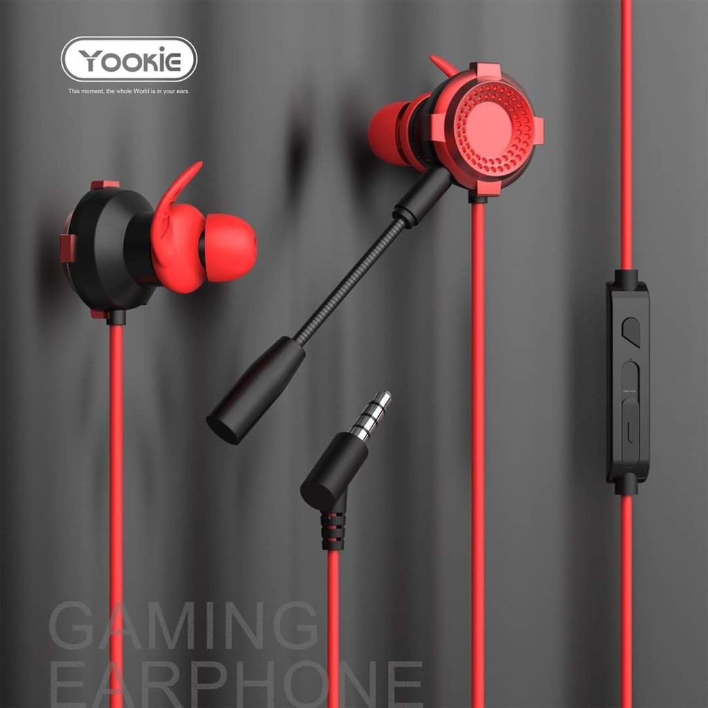 Earphone store and microphone