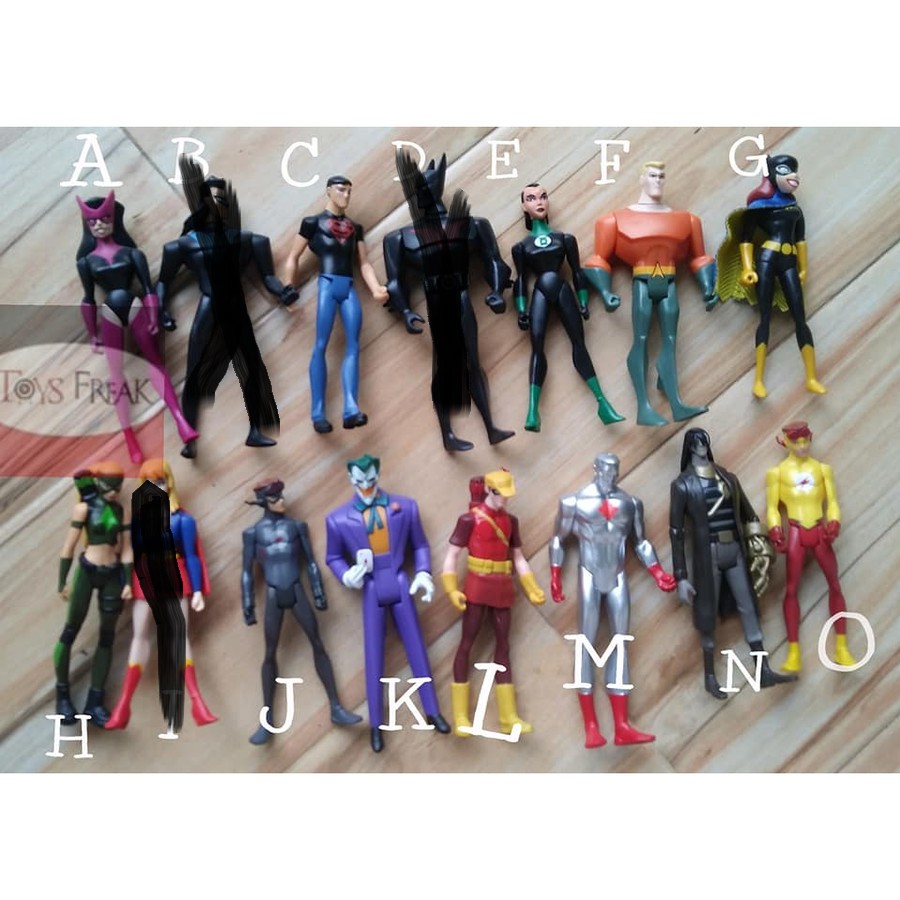 Justice League Unlimited Anime Series By Mattel action figures | Shopee ...