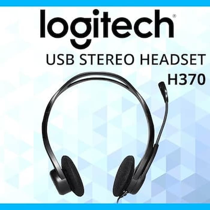 Logitech H370 USB COMPUTER HEADSET Shopee Malaysia