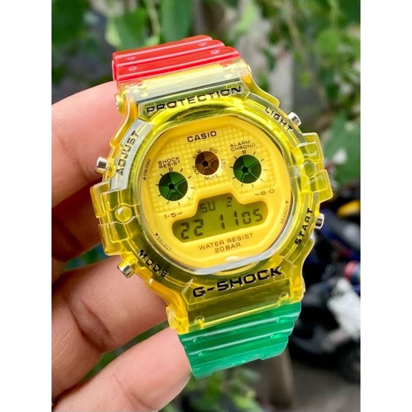 G SHOCK TAPAK KUCING JELLY DW5900 🌈 HOT SELLING 🌈 (JAM TANGAN
