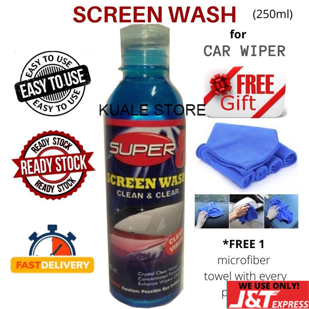 (SHIP EVERYDAY + FREE GIFT!) Car Windscreen Wash Wiper Wash