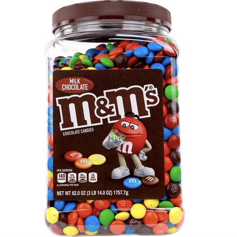 NEW!!️ M&M's Milk Chocolate Candies 1758g | Shopee Malaysia