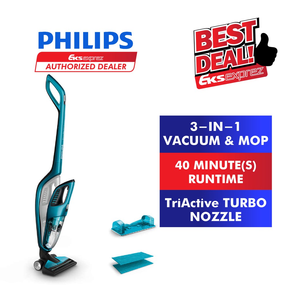 PHILIPS PowerPro Aqua 3 In 1 Vacum Cleaner and Mopping System FC6404/01
