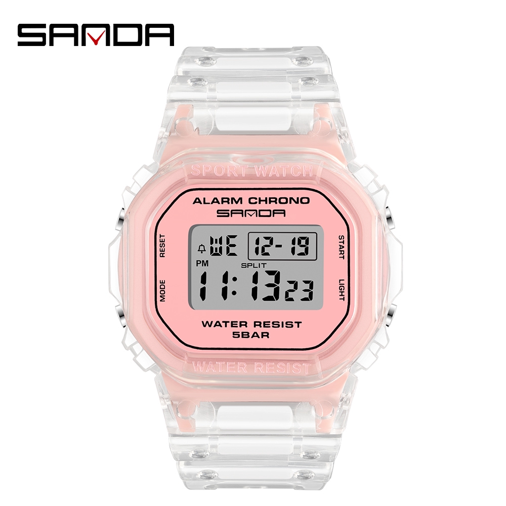 SANDA Women Watch Fashion Sports Digital 2009 Men | Shopee Malaysia