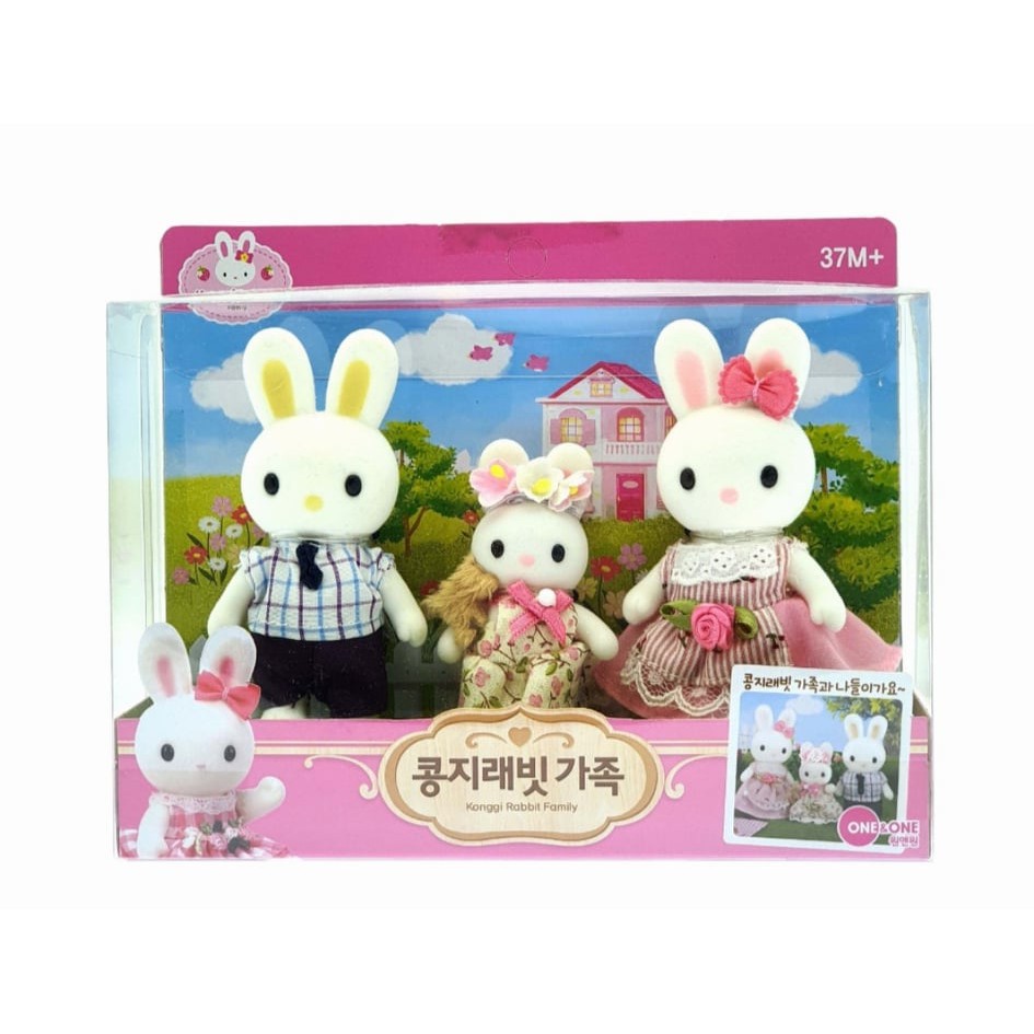 [Original] Konggi Rabbit and Family Playset | Shopee Malaysia
