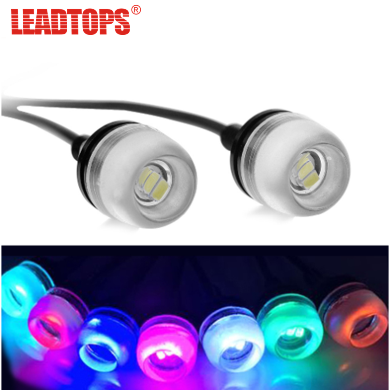 LEADTOPS Car DRL LED Daytime Running Light Signal Bulb Eagle Eyes LED