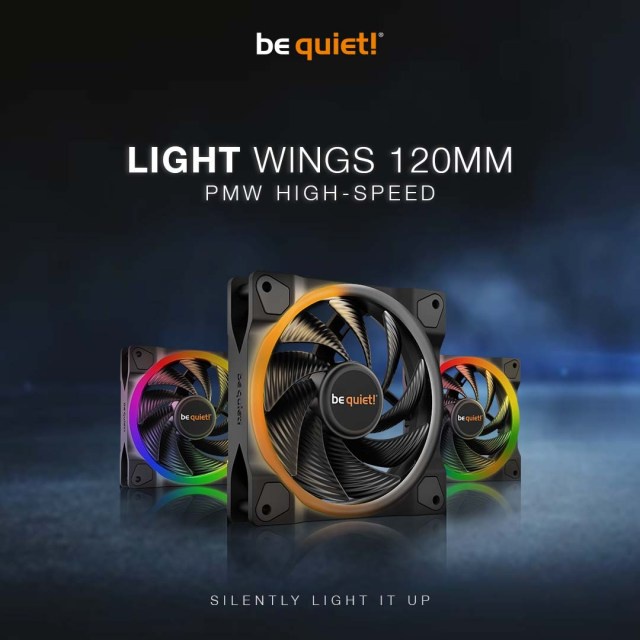 be quiet! Light Wings [120mm/140mm] PWM high-speed ARGB Fan