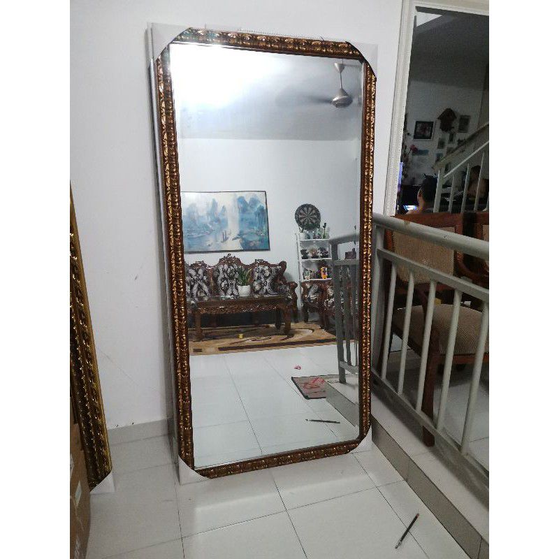 Cermin besar mirror big dinding hiasan offer rezeki bersama