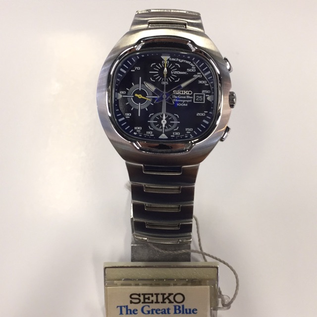 Seiko the great outlet blue 100m