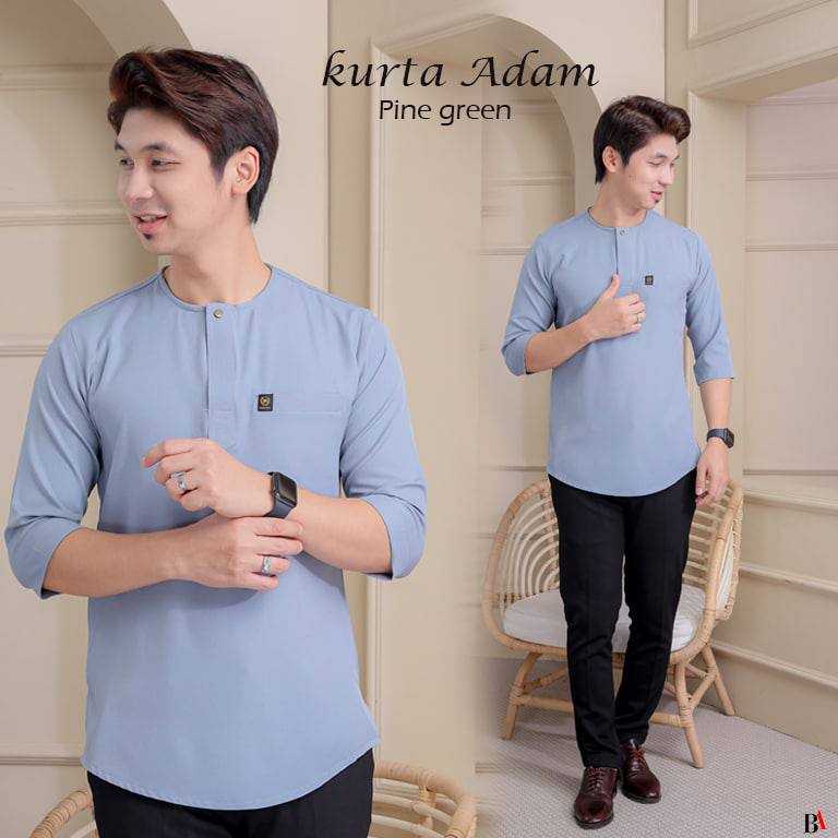 𝐊𝐔𝐑𝐓𝐀 𝐒𝐋𝐈𝐌 𝐅𝐈𝐓 | KURTA ADAM , KURTA DEWASA TELUK BELANGA , TANGAN 3 ...