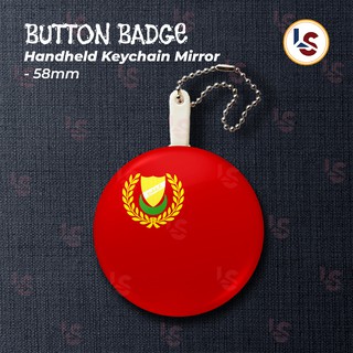 58mm Key Chain Mirror Button Badge Malaysia, Harge Borong Paling Murah