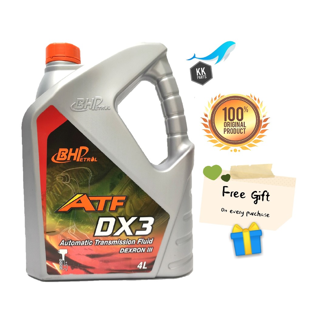BHP ATF DX3 Auto Transmission Fluid [4L] Shopee Malaysia