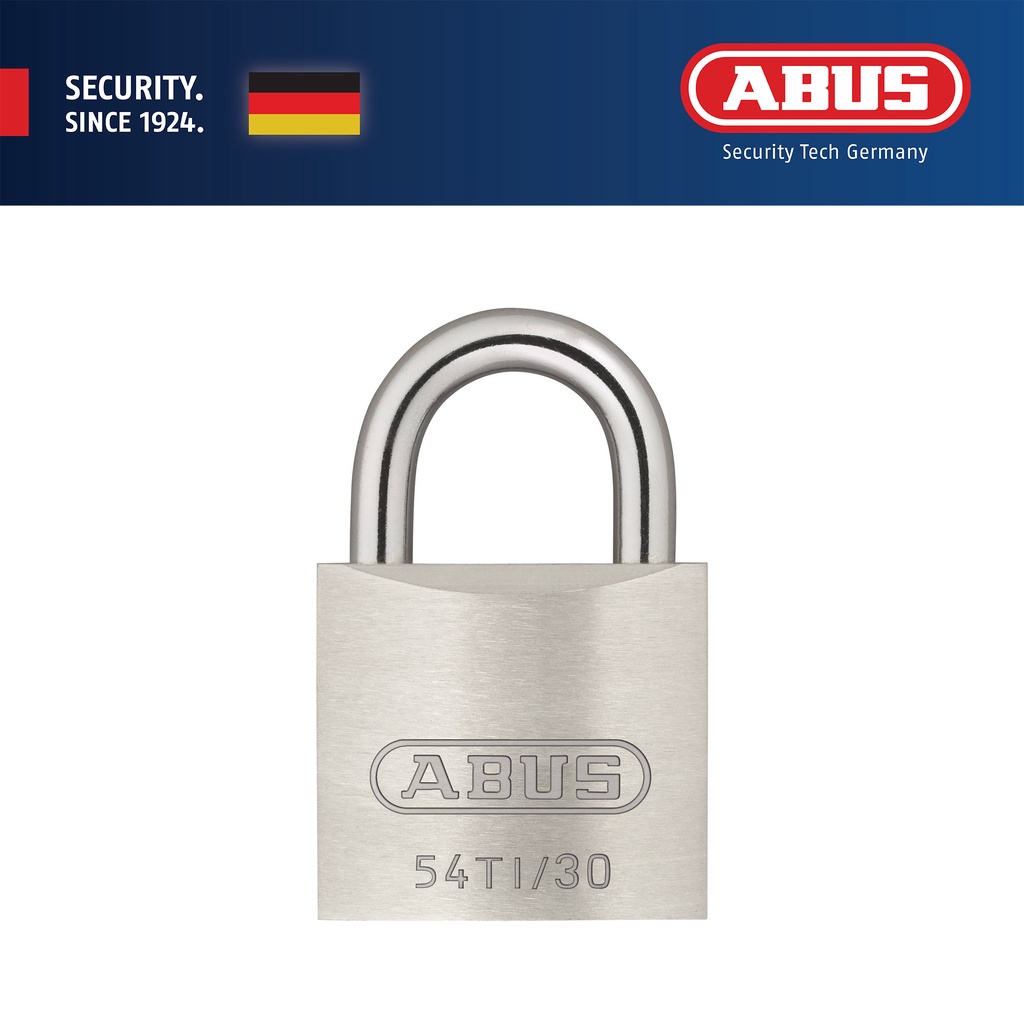 ABUS 90 Series Titalium Stainless Steel Re-Keyable Closed Shackle Padlock