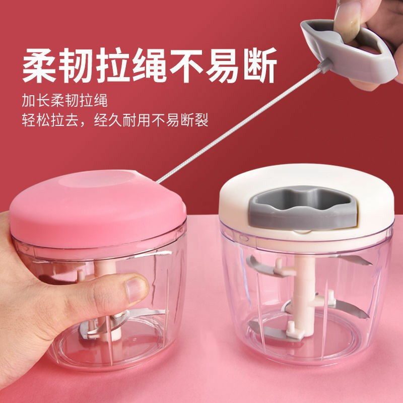 🌈Ready Stock🌈 Hand Manual Blander Garlic Cutter Blender Vegetable