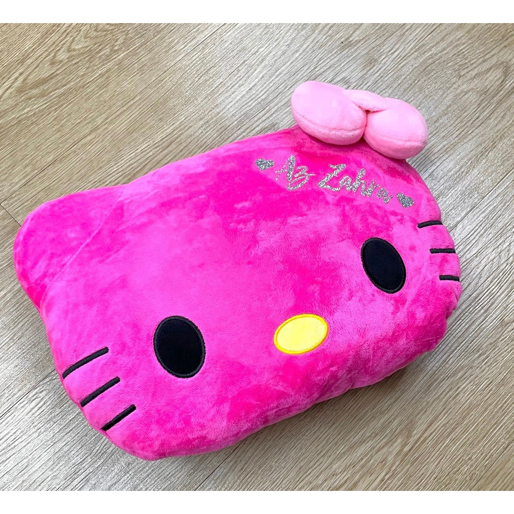 Super Soft Kitty Pillow Bantal Hello Kitty Limited Design Add on Name
