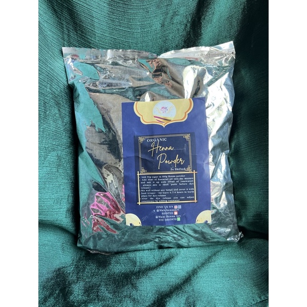 1KG Rajasthani Natural Henna Powder (BAQ) [Luxury Stringy Henna Powder