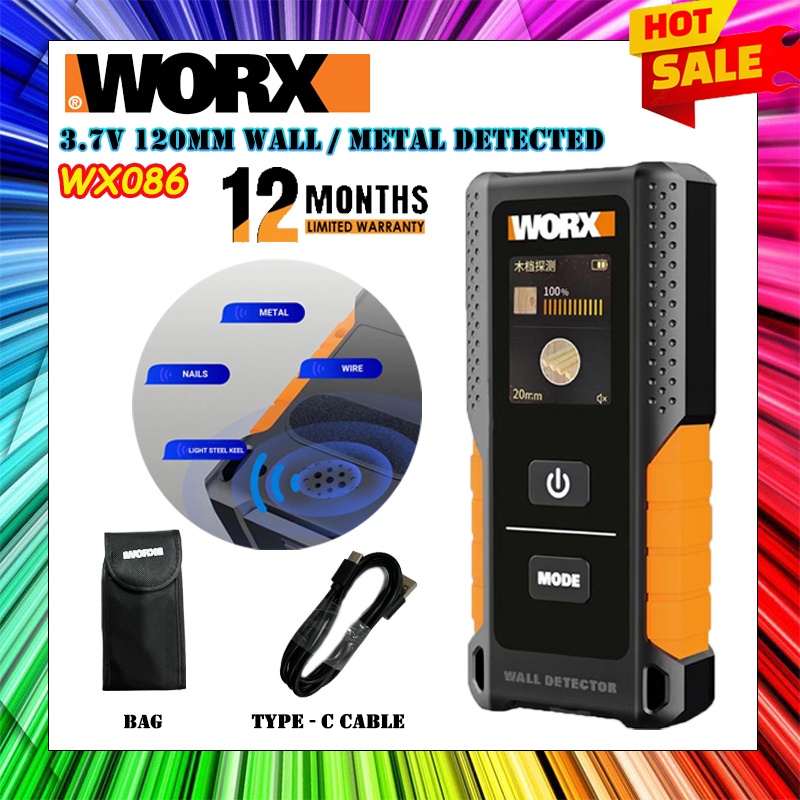 WORX WX086 Multifunctional Wall Wall Finder High Precision Steel