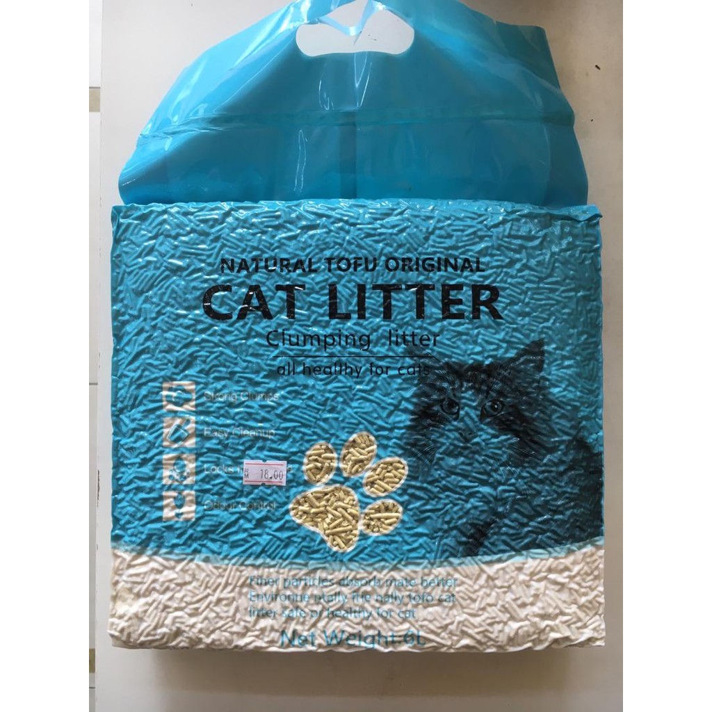Natural Tofu Original Cat Litter 6L (Corn) Shopee Malaysia