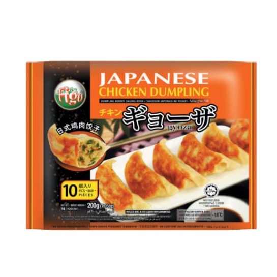 【HALAL】FIGO JAPANESE CHICKEN DUMPLING 日本鸡肉饺子 | 200G | 10 PCS | Shopee ...